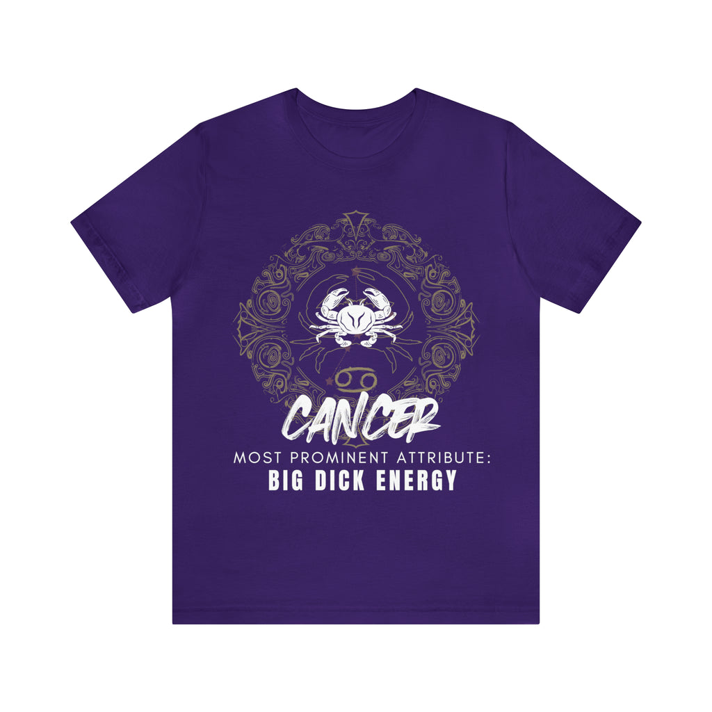 Cancer Zodiac Big Dick Energy Shirt | Zodiac Sign Statement T-Shirt