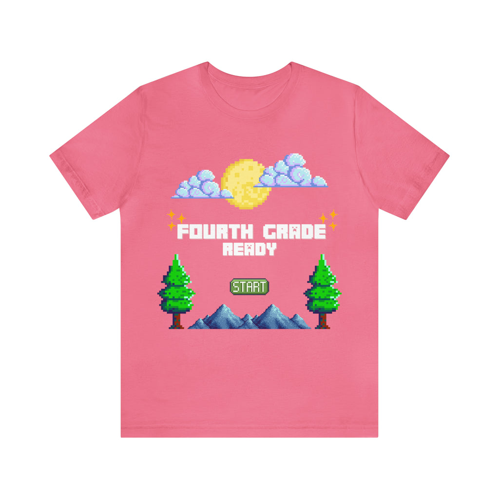 Fourth Grade Ready Pixel Shirt | Minecraft Unisex T-Shirt