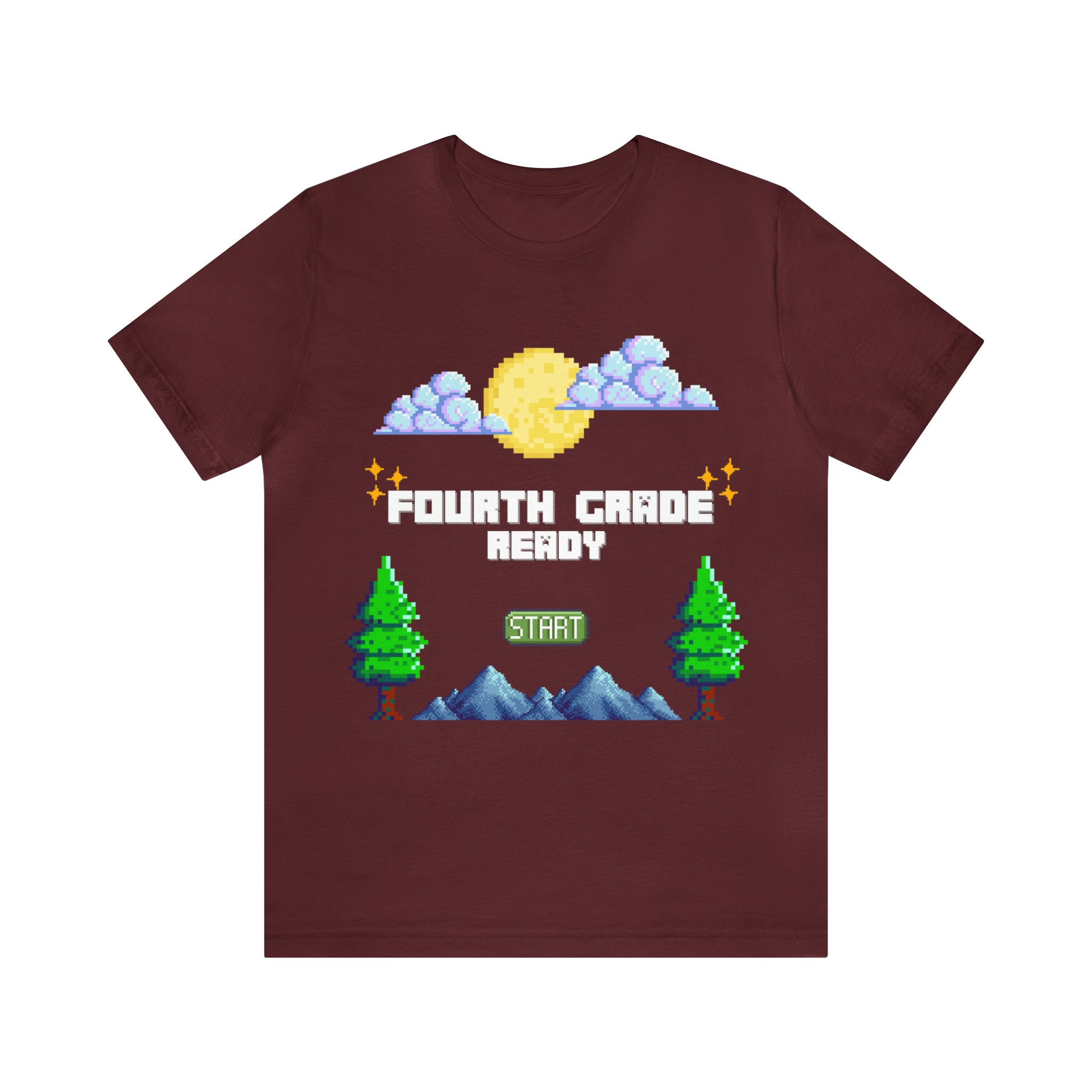 Fourth Grade Ready Pixel Shirt | Minecraft Unisex T-Shirt
