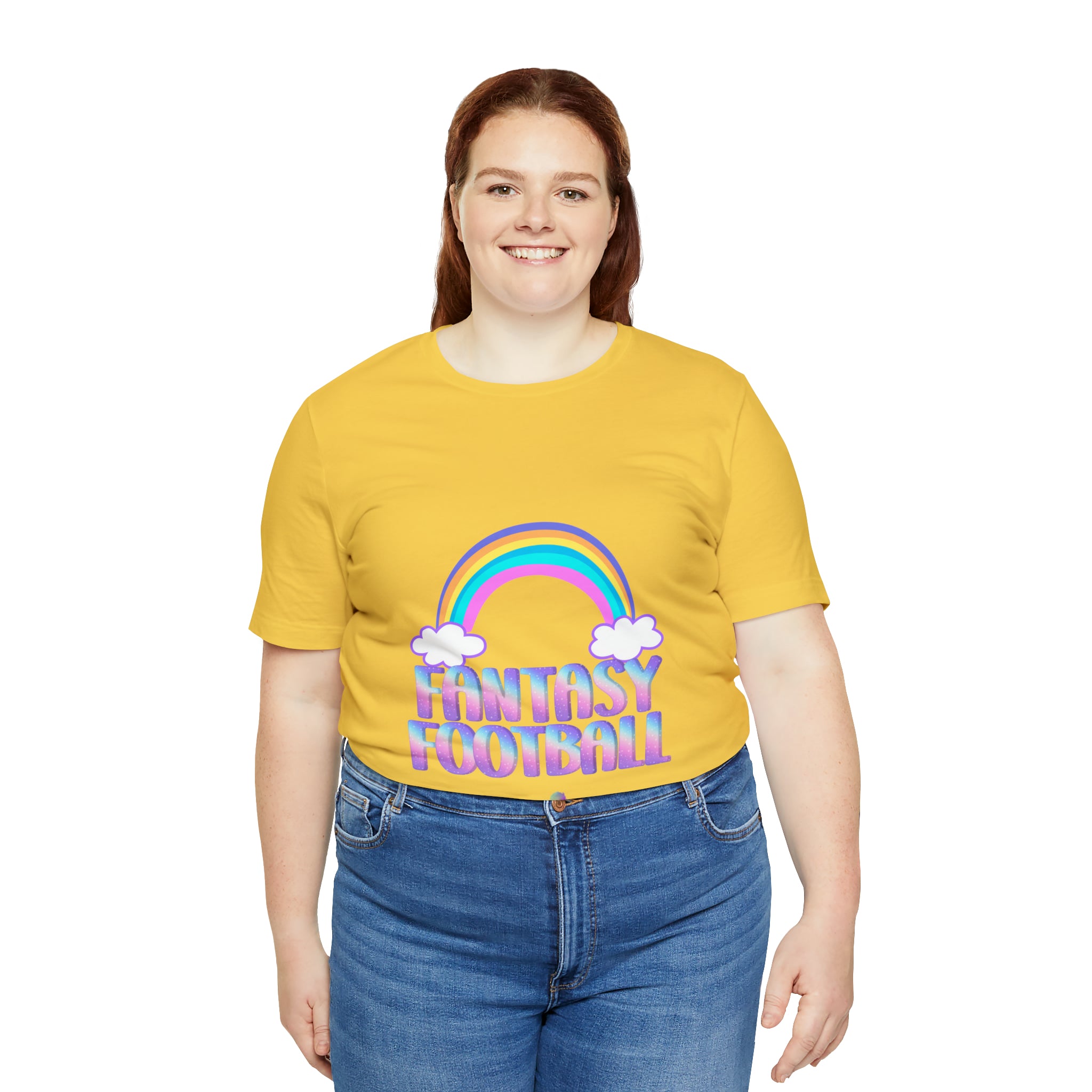 Cute Fantasy Football Shirt | Pink Cute Fantasy Football Unisex T-Shirt
