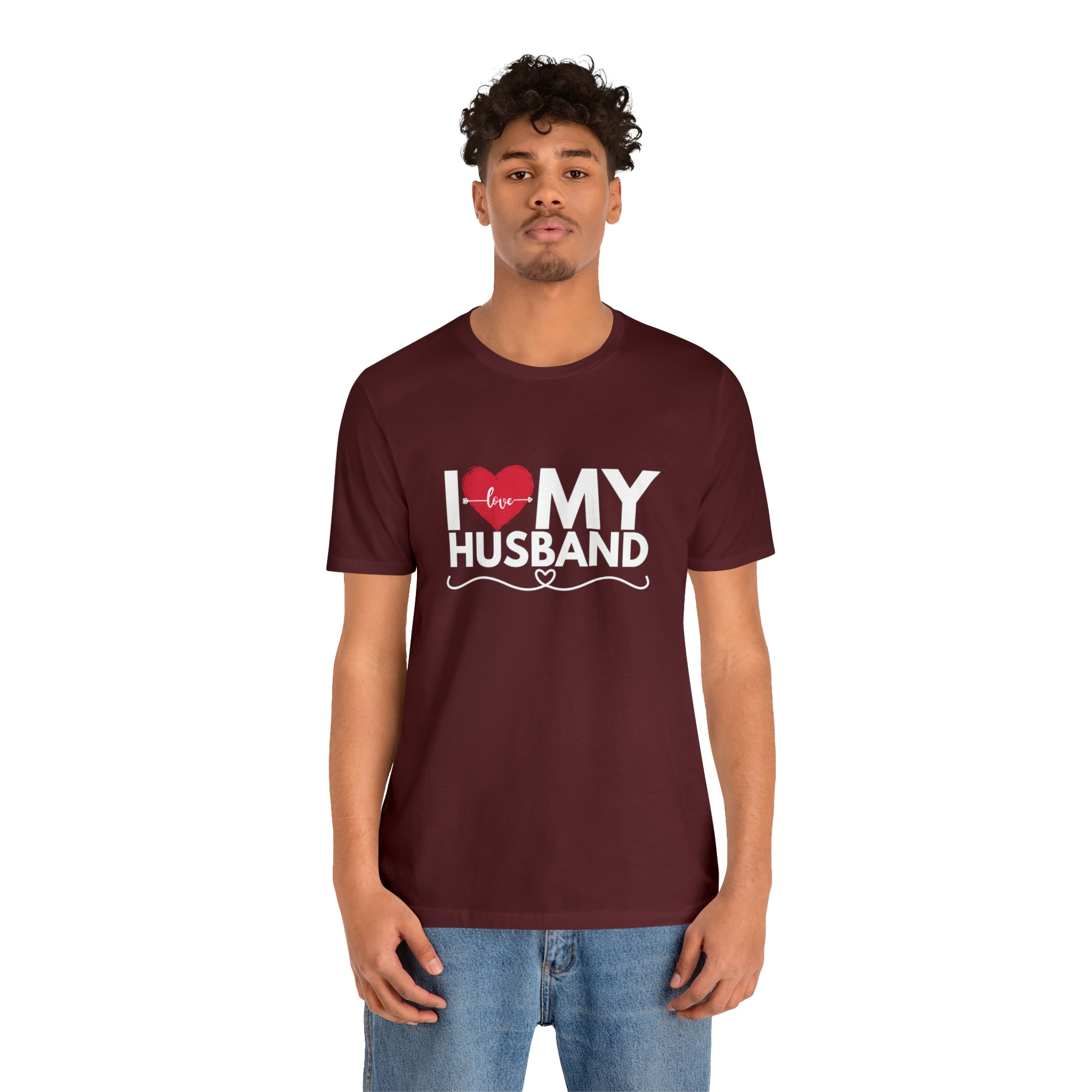 I Love My Husband Shirt | Couple Love T-Shirt, Pair Husband Wife Matching Shirt