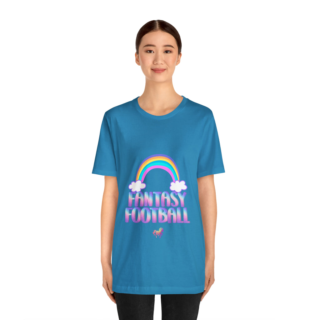 Cute Fantasy Football Shirt | Pink Cute Fantasy Football Unisex T-Shirt