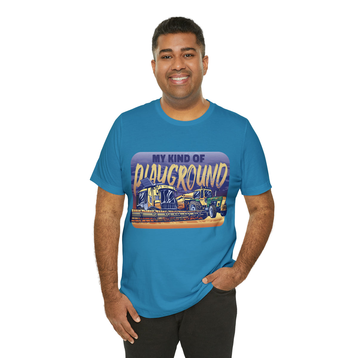 Tractor Farmer Playground Shirt | Tractor Enthusiast Unisex T-Shirt
