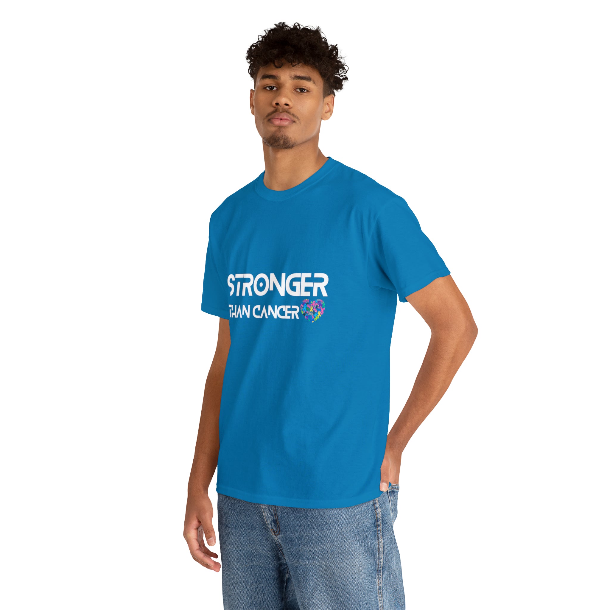Stronger Than Cancer Shirt | Cancer Warrior Support Unisex T-Shirt