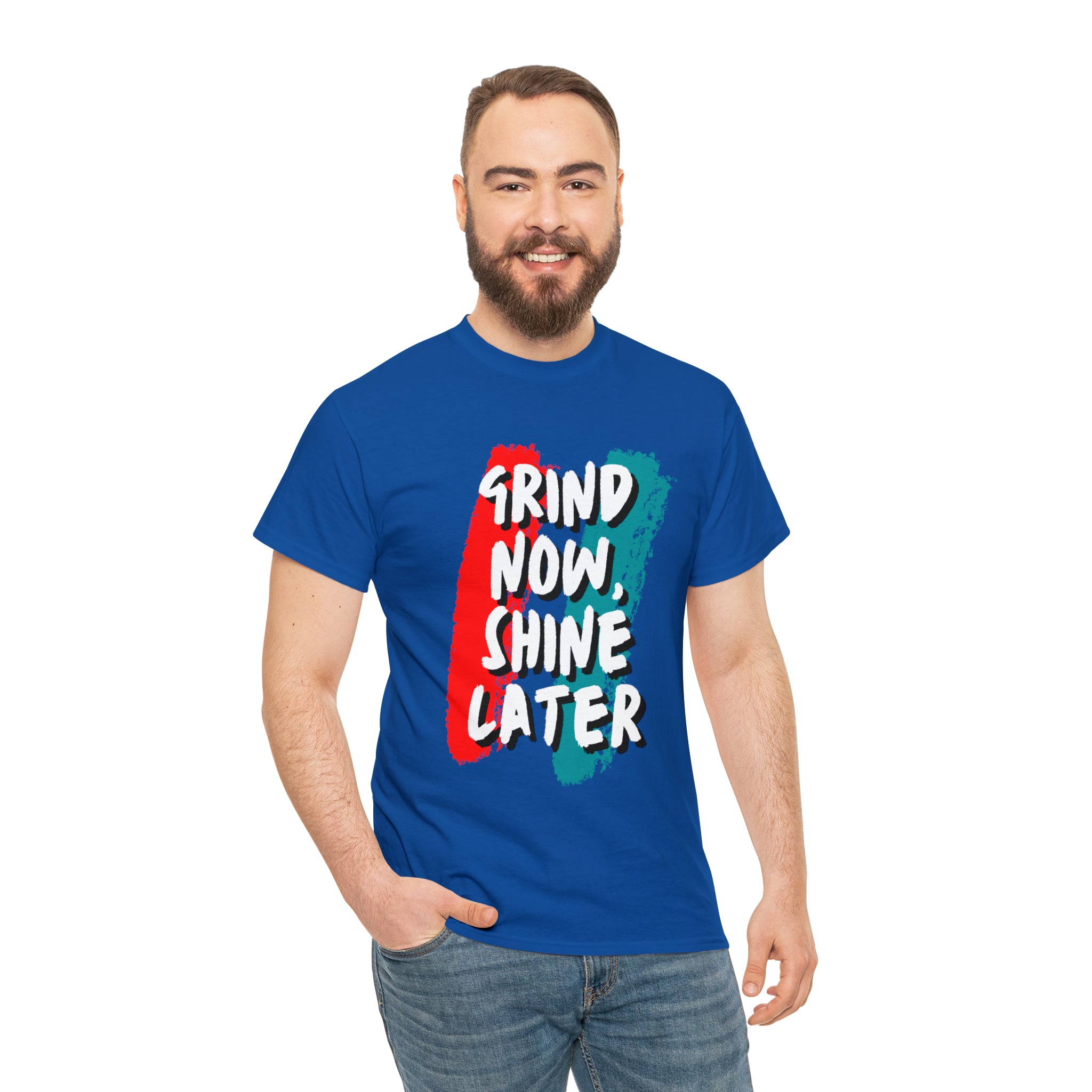Grind Now, Shine Later Shirt | Hustler In Motion Unisex T-Shirt