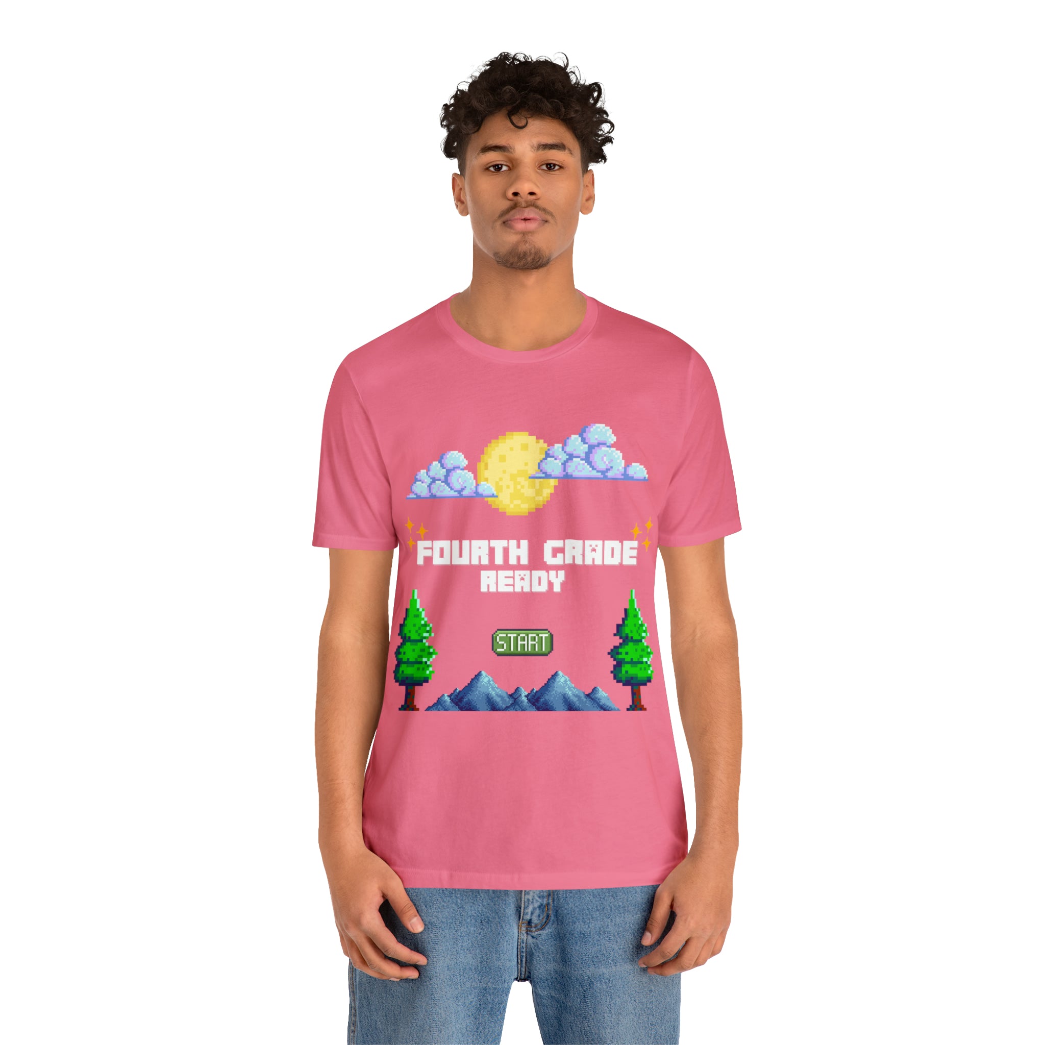 Fourth Grade Ready Pixel Shirt | Minecraft Unisex T-Shirt