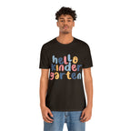 Hello Kindergarten School Shirt | First day of School Unisex T-Shirt