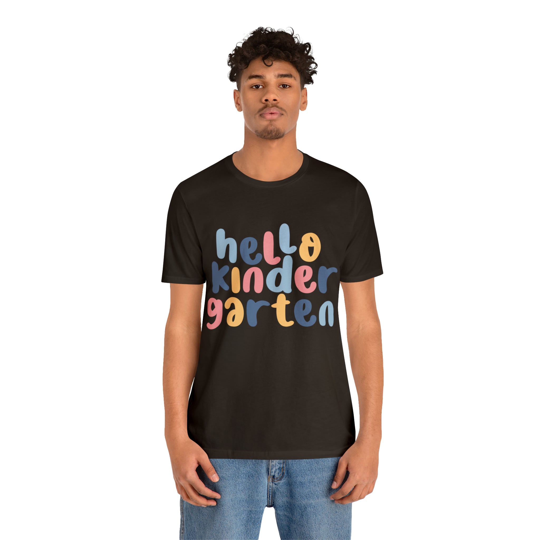 Hello Kindergarten School Shirt | First day of School Unisex T-Shirt