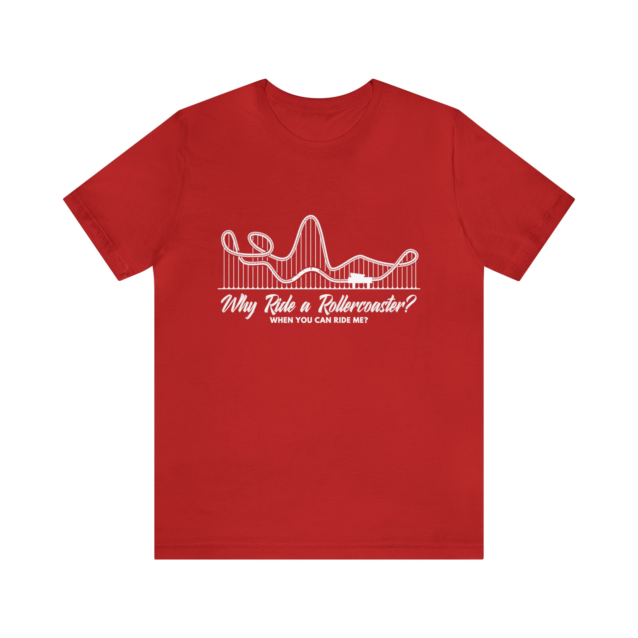 Dirty Rollercoaster Joke Shirt | Why Ride a Rollercoaster When You Can Ride Me T-Shirt