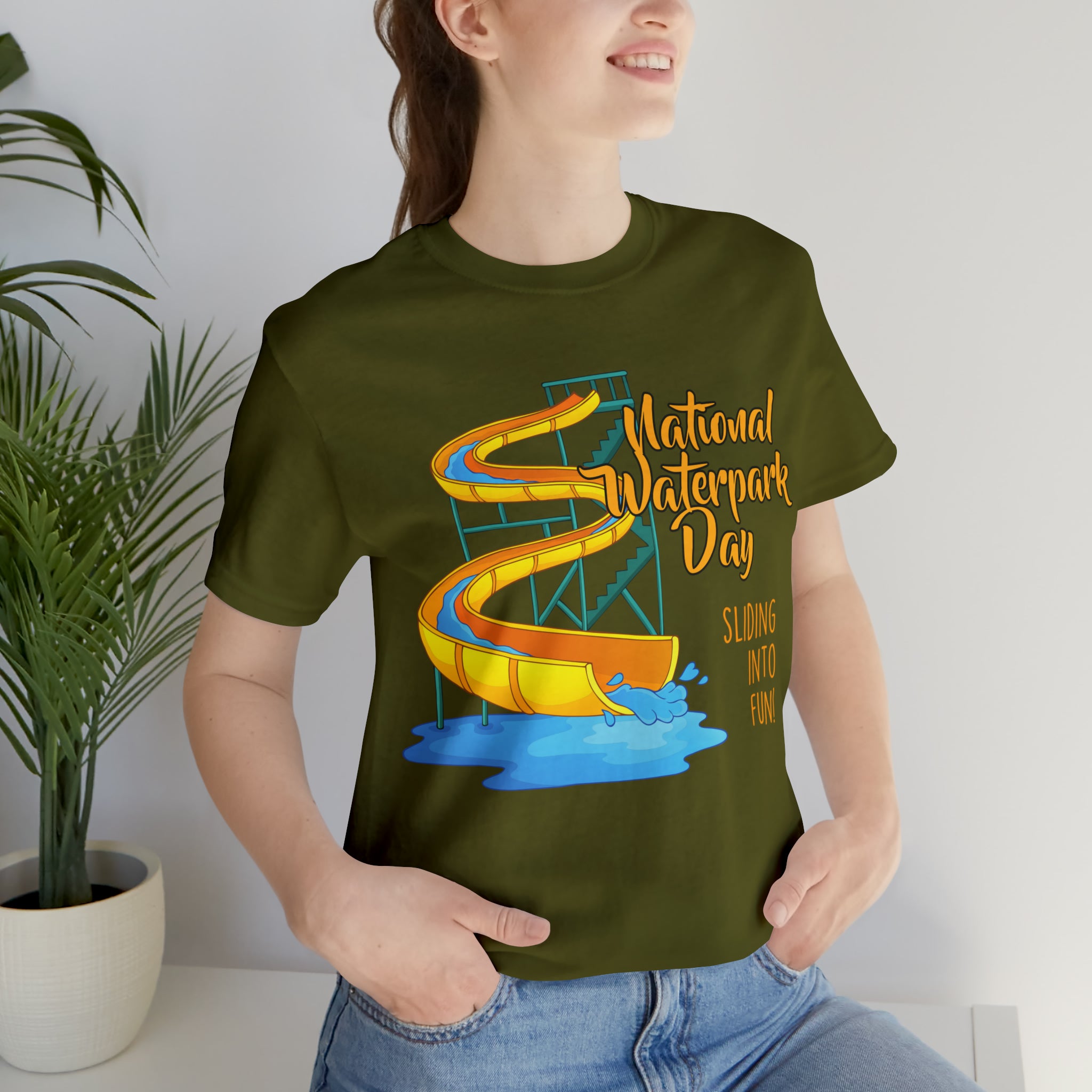 National Waterpark Day Shirt | Waterpark Slide Unisex T-Shirt