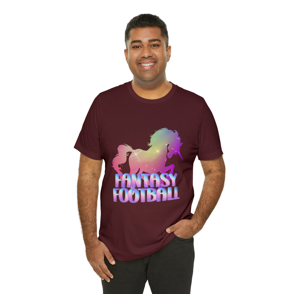 Fantasy Football Pink Shirt | Unicorn Fantasy Football Unisex T-Shirt