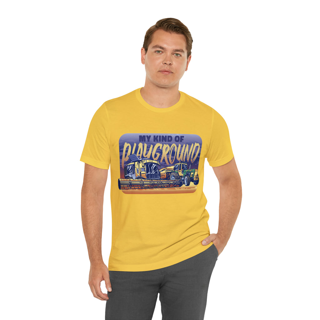 Tractor Farmer Playground Shirt | Tractor Enthusiast Unisex T-Shirt