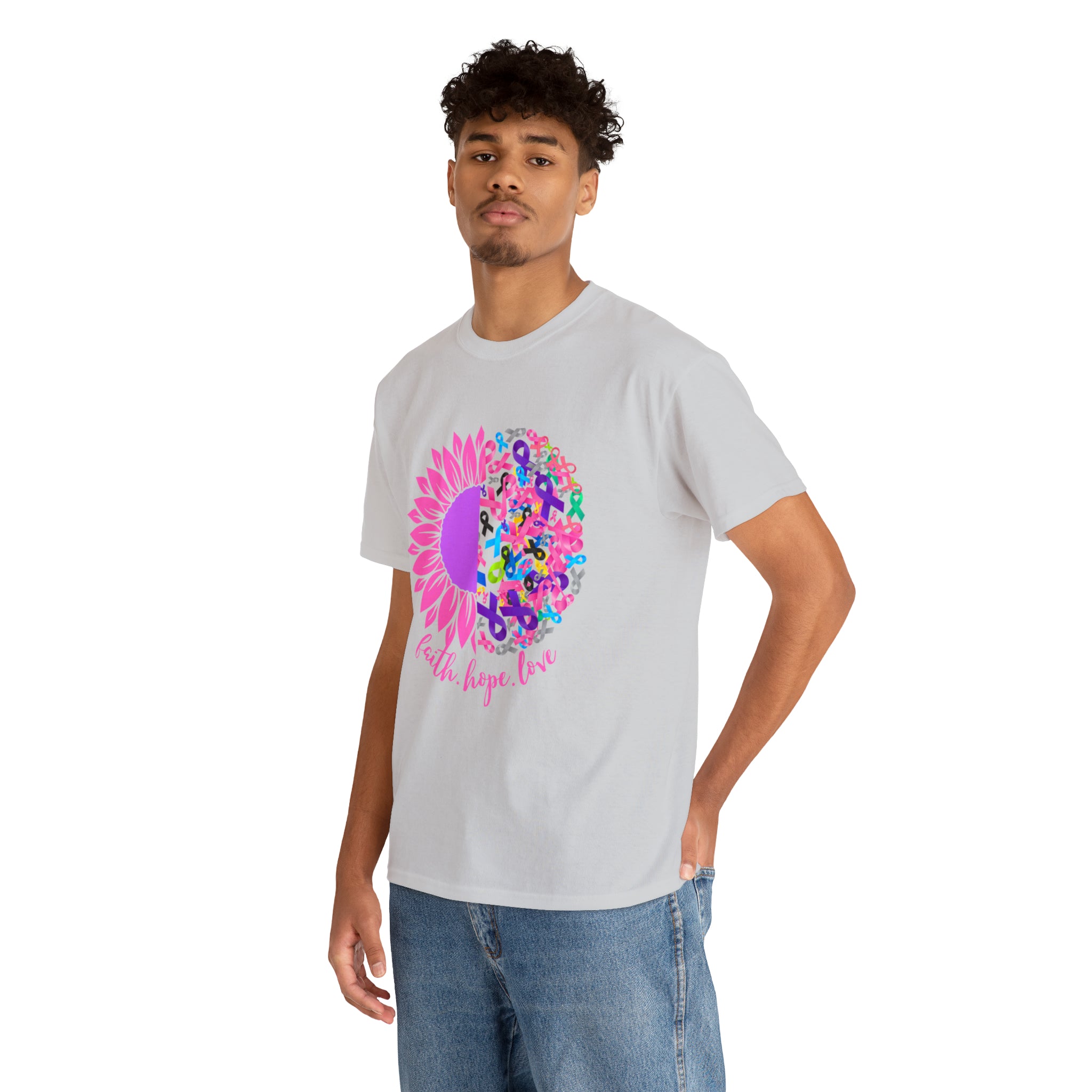 Faith Hope Love Shirt | Cancer Warrior Support Unisex T-Shirt
