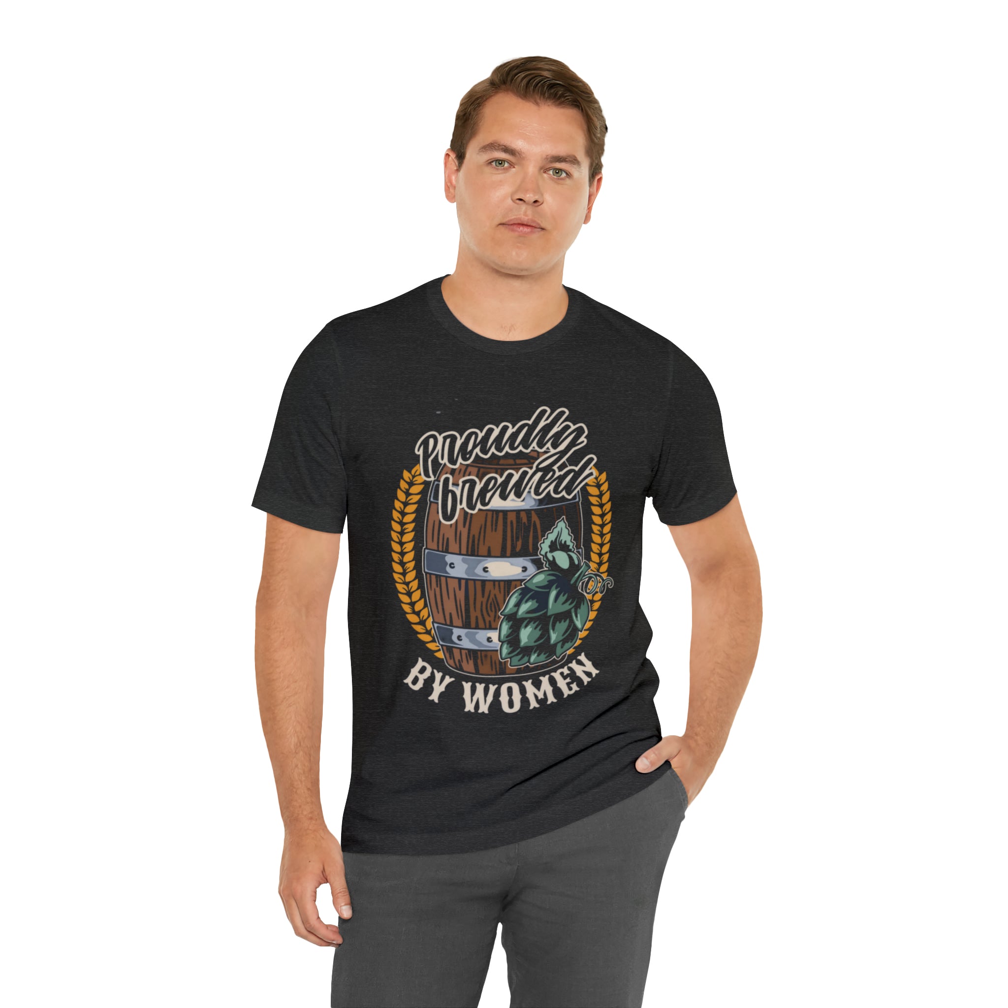 Brewed by Women Beer Shirt | Drink Beer Unisex T-Shirt