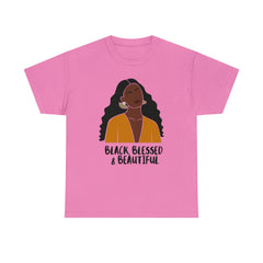 Black, Blessed & Beautiful Shirt | Empowered & Beautiful Cotton T-shirt