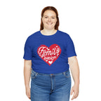 Family Reunion Heart Shirt | Family Love Unisex T-Shirt