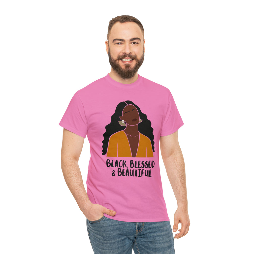 Black, Blessed & Beautiful Shirt | Empowered & Beautiful Cotton T-shirt