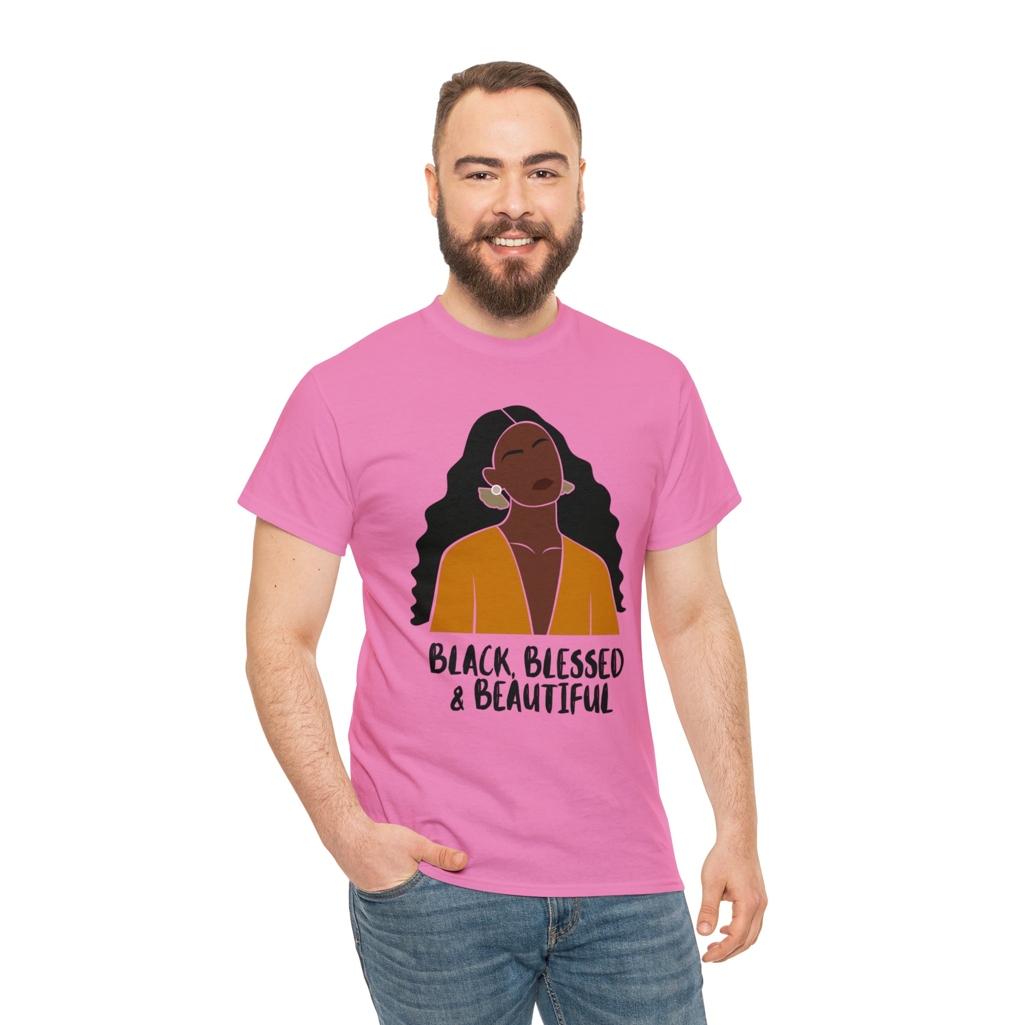 Black, Blessed & Beautiful Shirt | Empowered & Beautiful Cotton T-shirt
