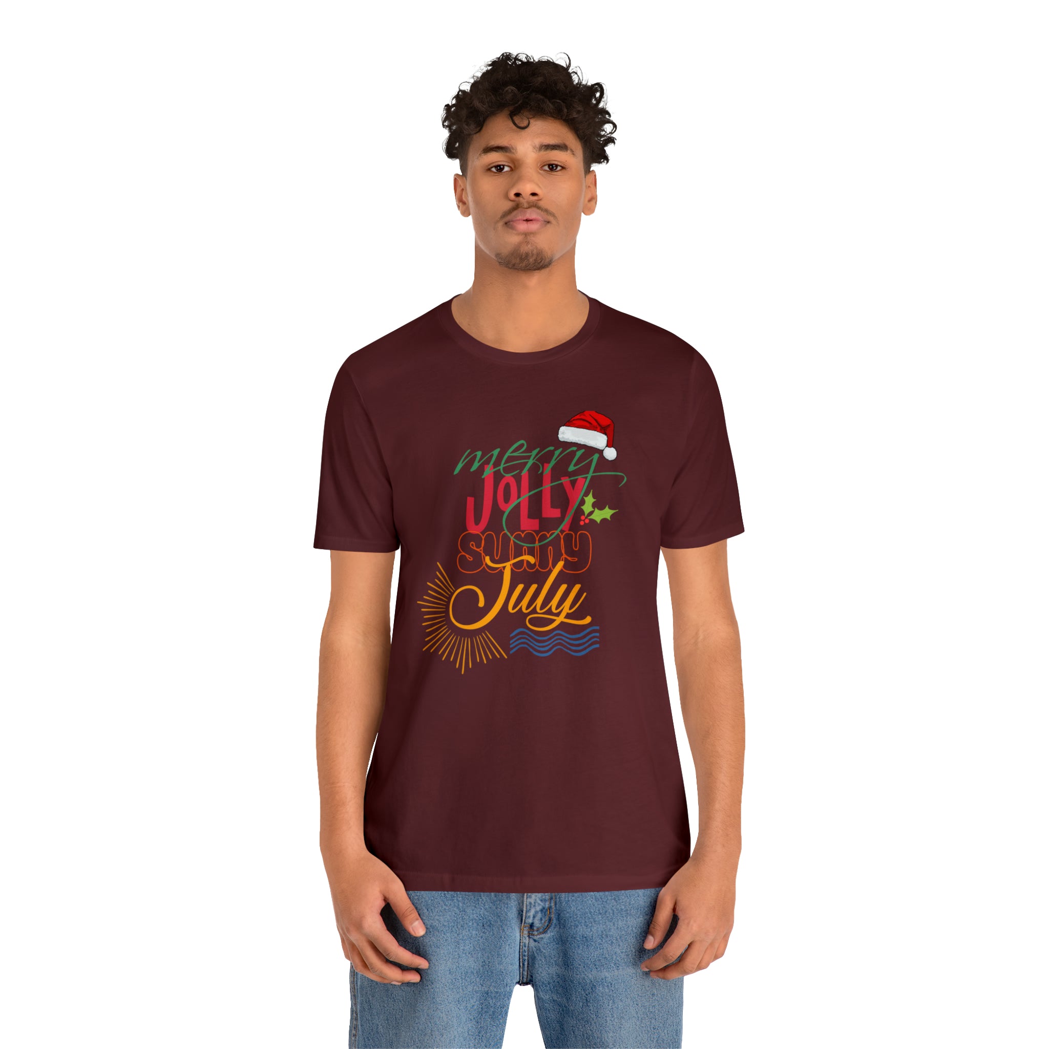 Merry Sunny July Shirt | Christmas in July Statement T-Shirt