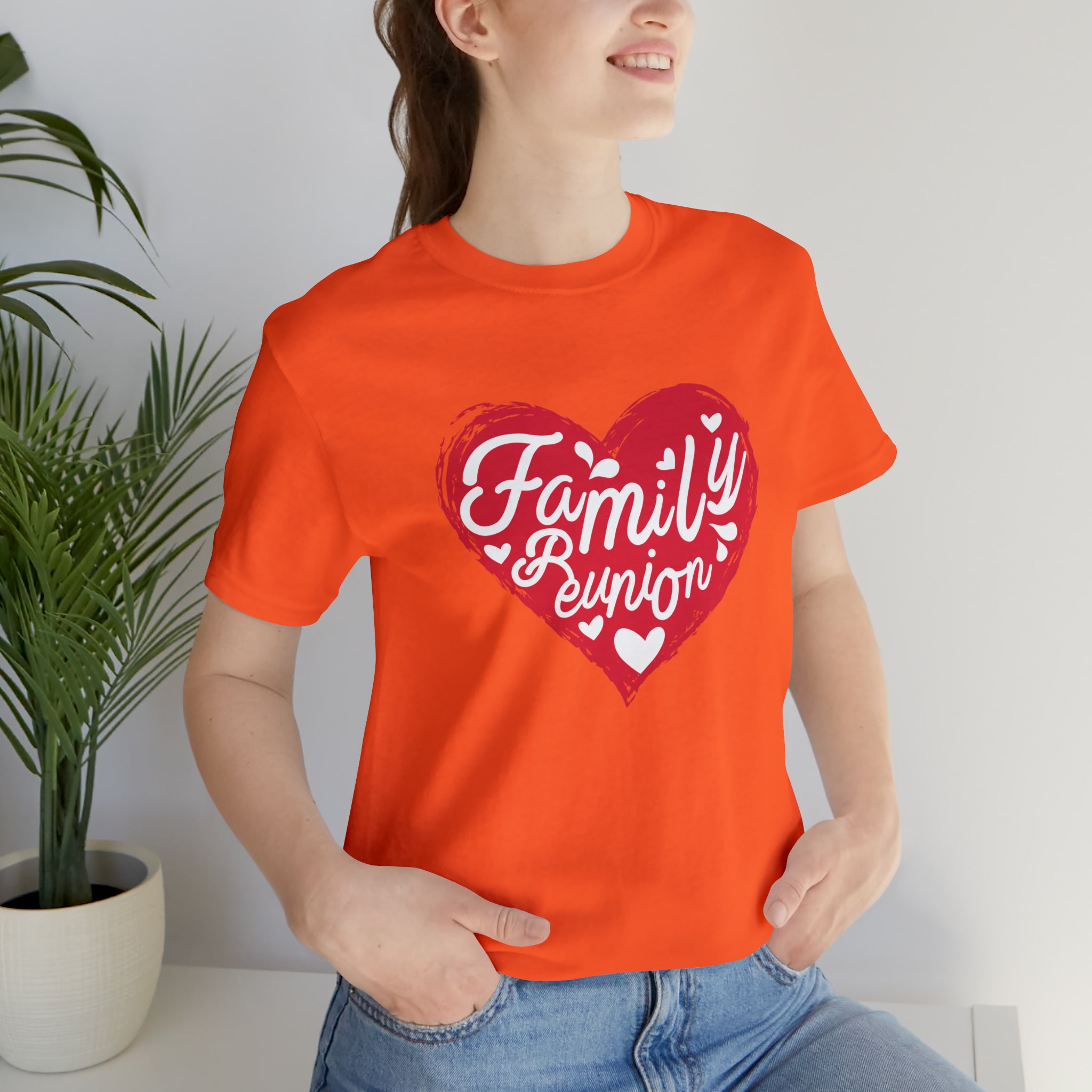 Family Reunion Heart Shirt | Family Love Unisex T-Shirt