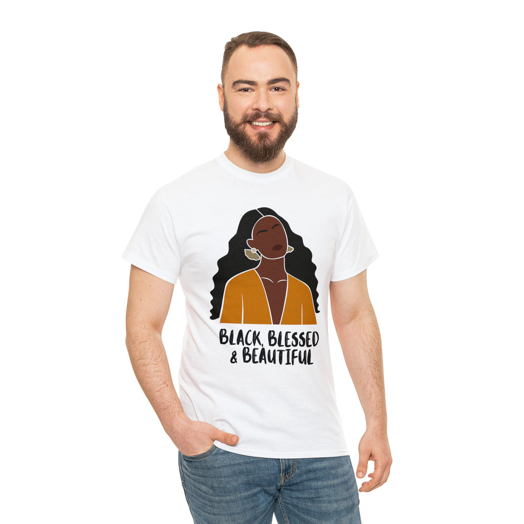 Black, Blessed & Beautiful Shirt | Empowered & Beautiful Cotton T-shirt