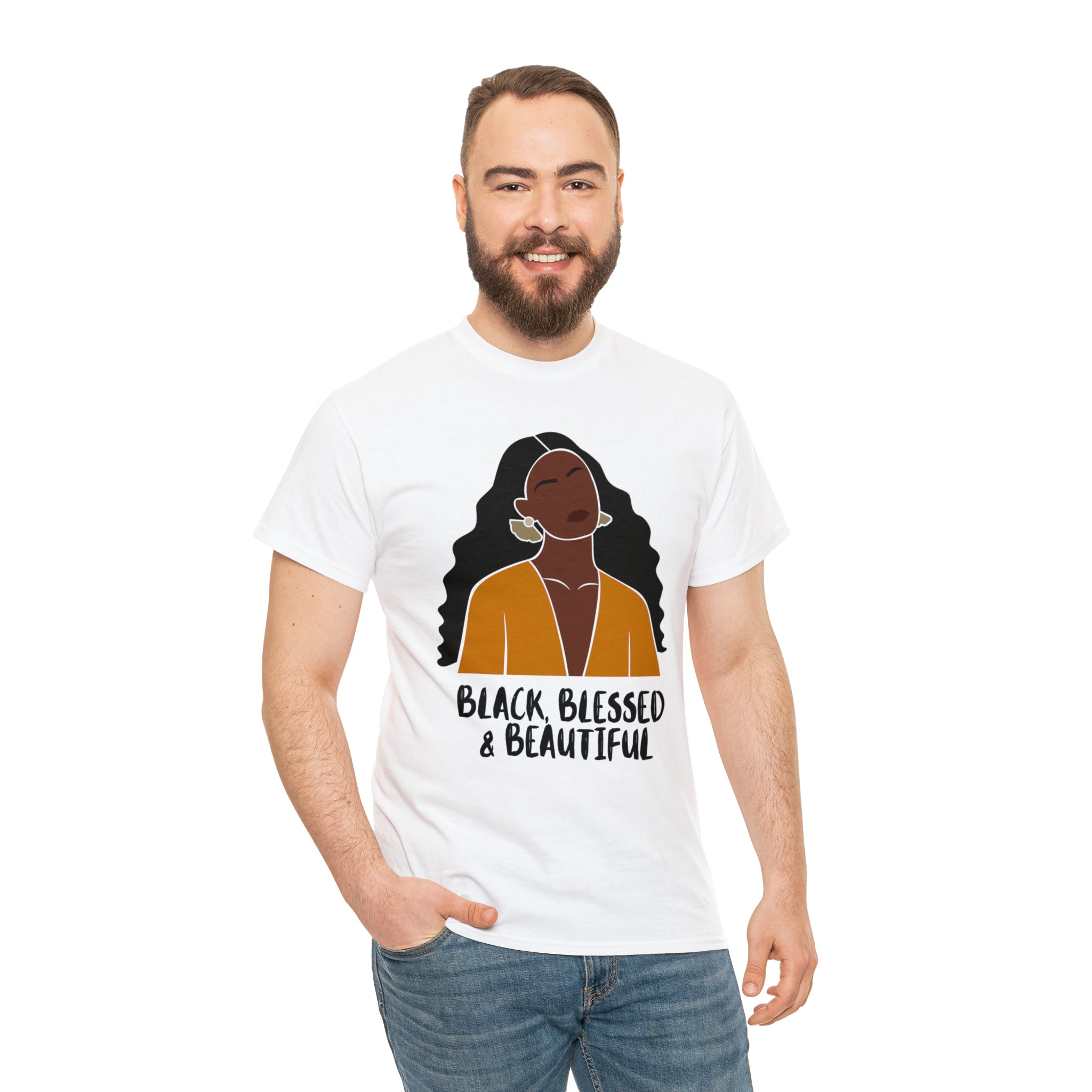 Black, Blessed & Beautiful Shirt | Empowered & Beautiful Cotton T-shirt