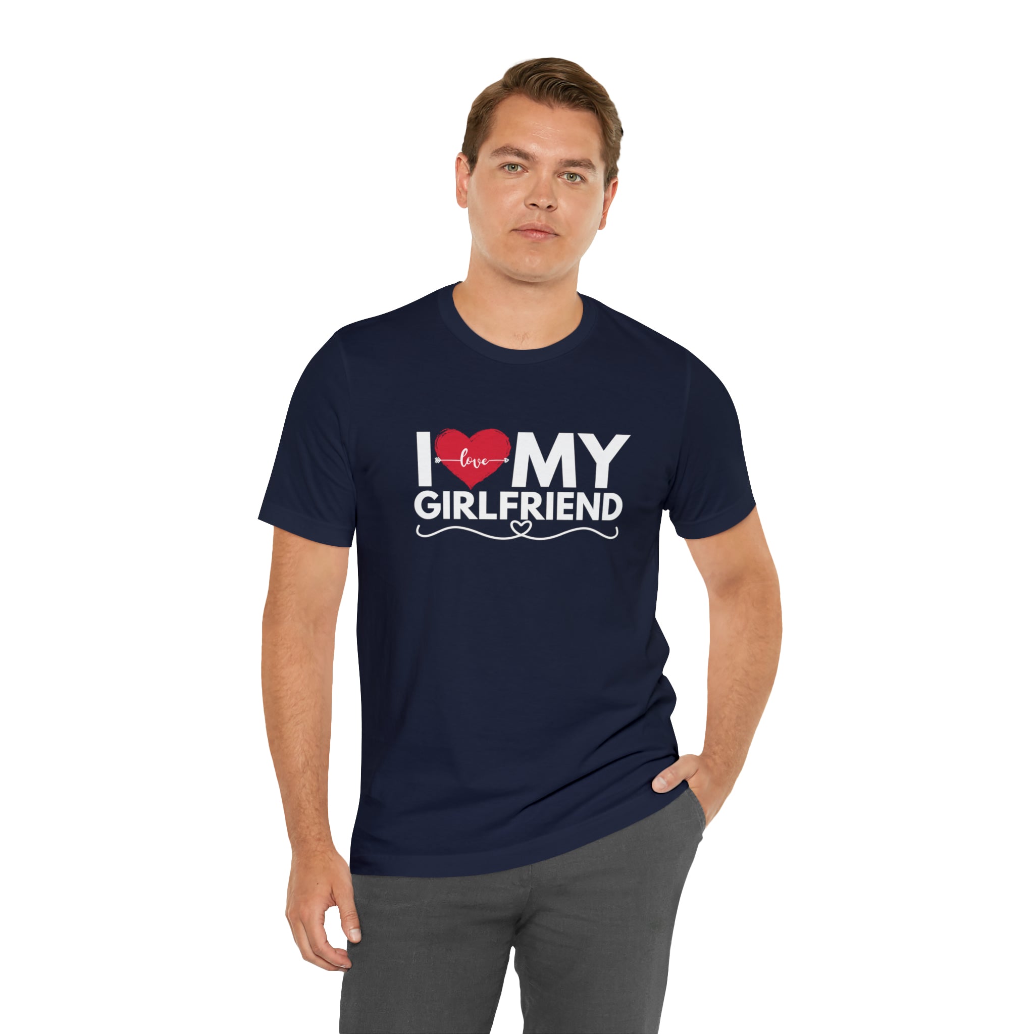 I Love My Girlfriend Shirt | Couple Love T-Shirt, Pair Girlfriend Boyfriend Matching Shirt