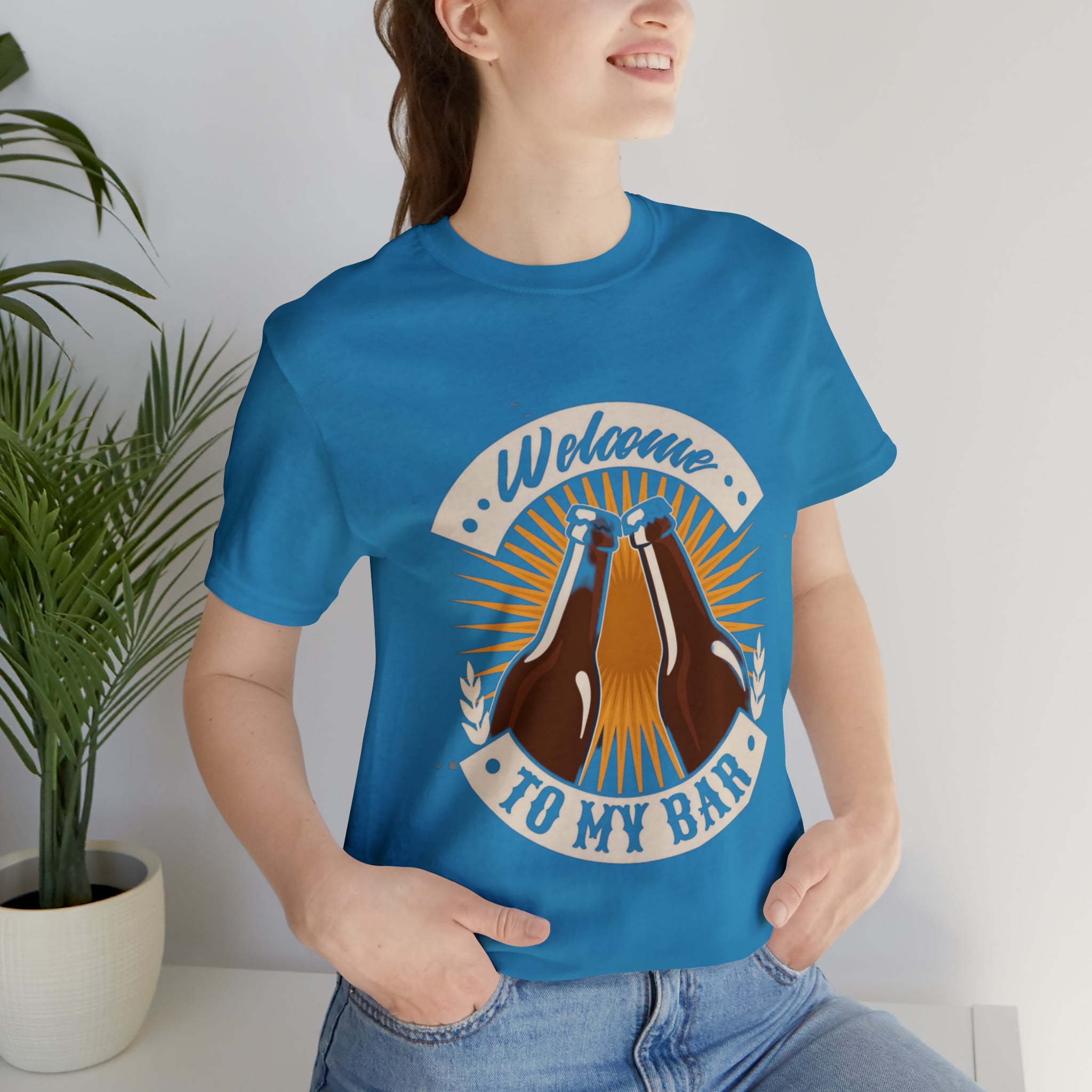 Welcome to my Bar Beer Shirt | Drink Beer Unisex T-Shirt