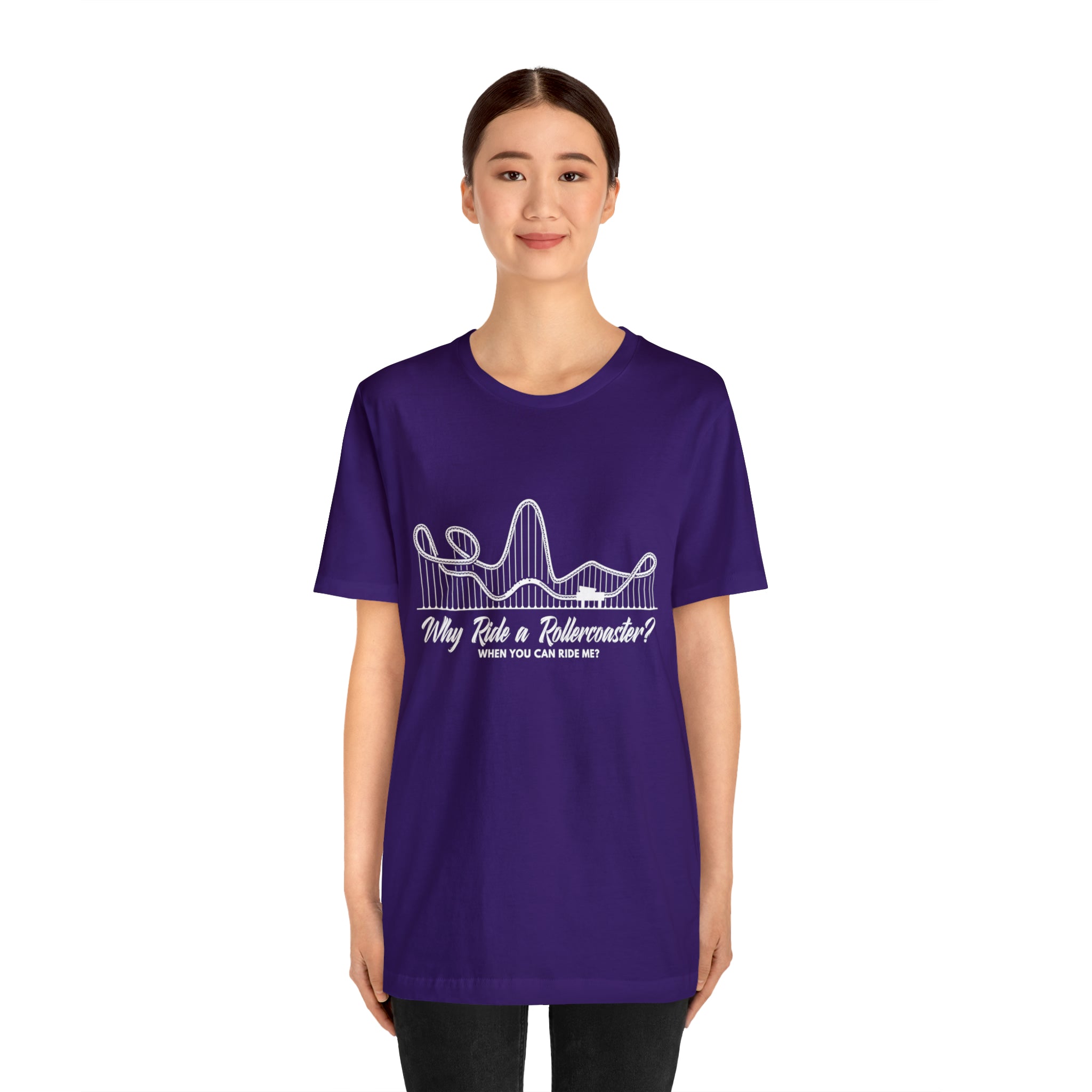 Dirty Rollercoaster Joke Shirt | Why Ride a Rollercoaster When You Can Ride Me T-Shirt