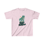Dinosaur Roaring Through School | First Grade Kids Heavy Cotton™ Tee