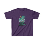 Dinosaur Roaring Through School | First Grade Kids Heavy Cotton™ Tee