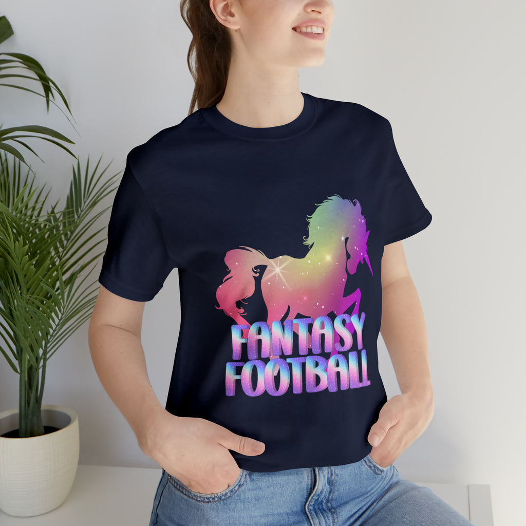 Fantasy Football Pink Shirt | Unicorn Fantasy Football Unisex T-Shirt