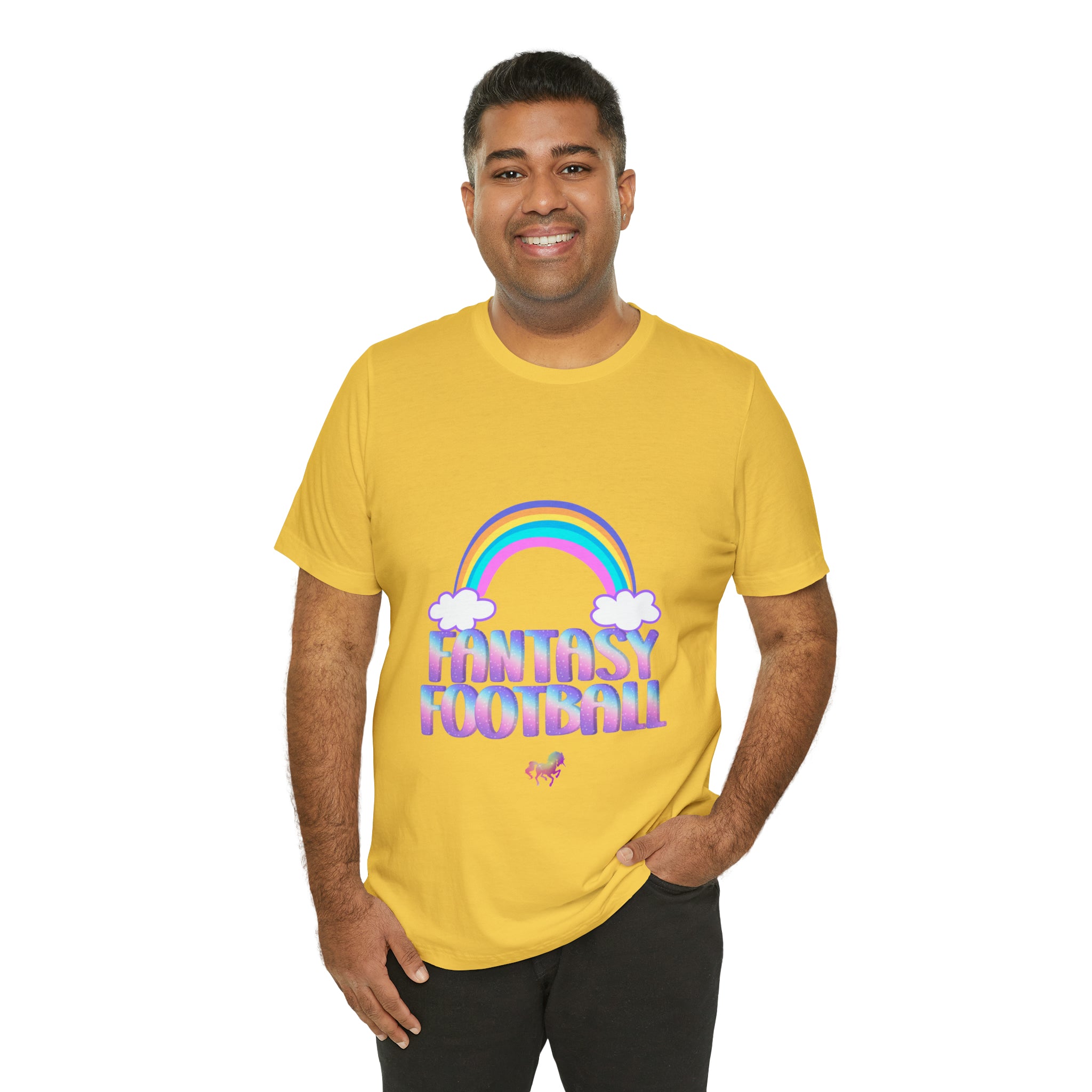 Cute Fantasy Football Shirt | Pink Cute Fantasy Football Unisex T-Shirt
