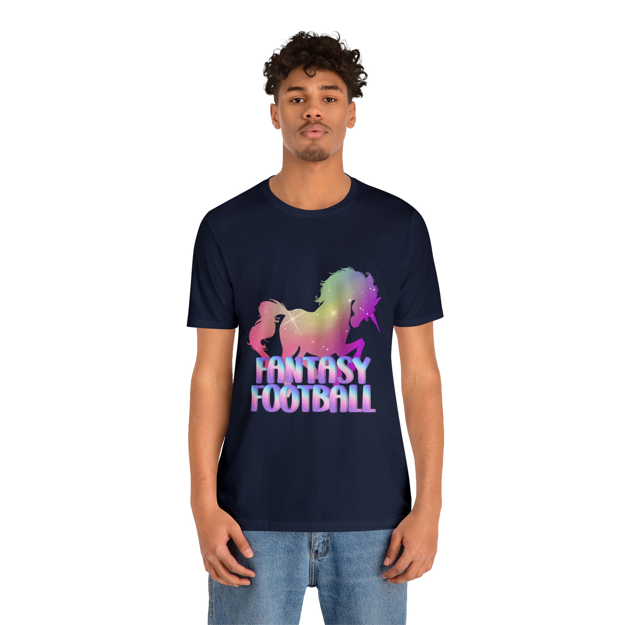 Fantasy Football Pink Shirt | Unicorn Fantasy Football Unisex T-Shirt