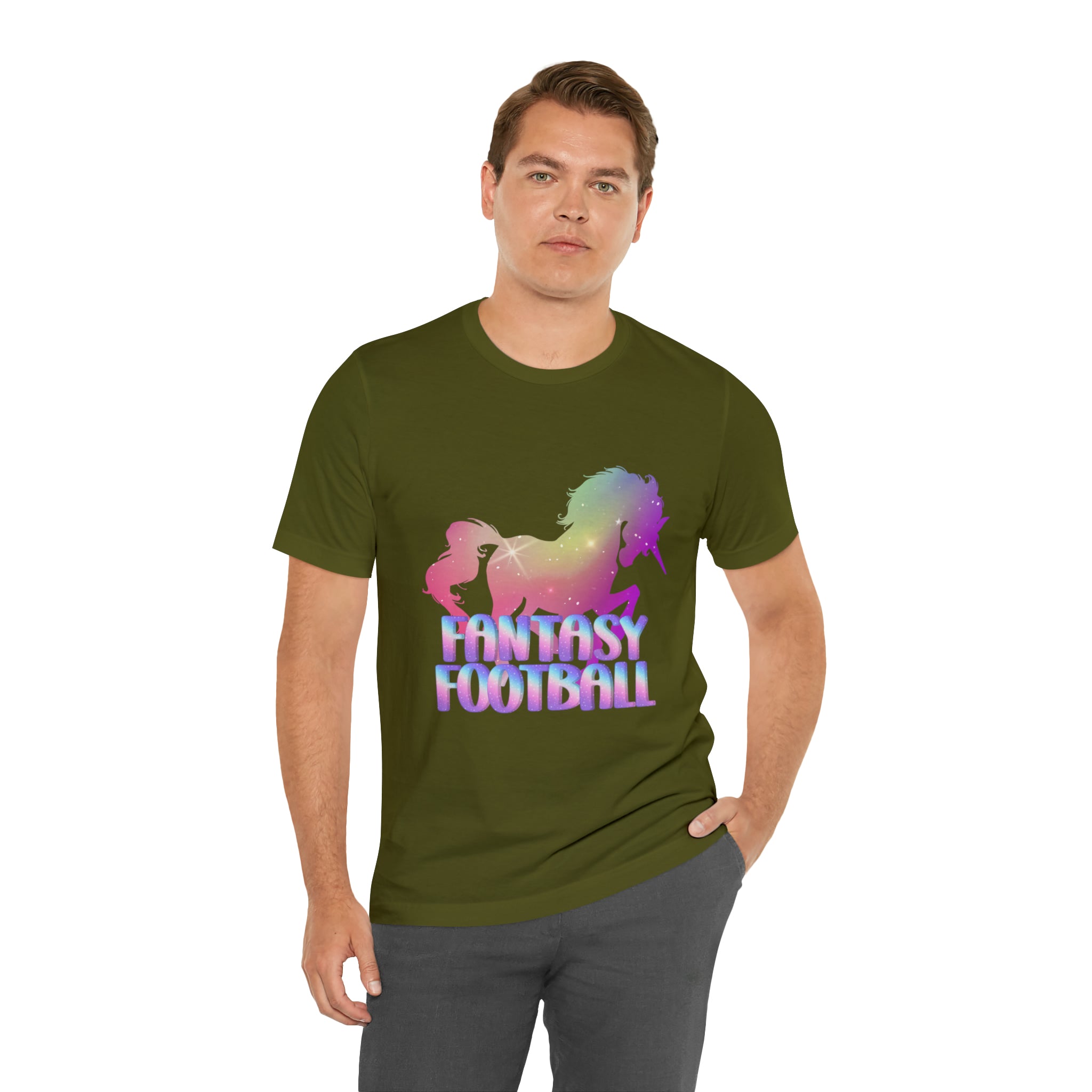 Fantasy Football Pink Shirt | Unicorn Fantasy Football Unisex T-Shirt