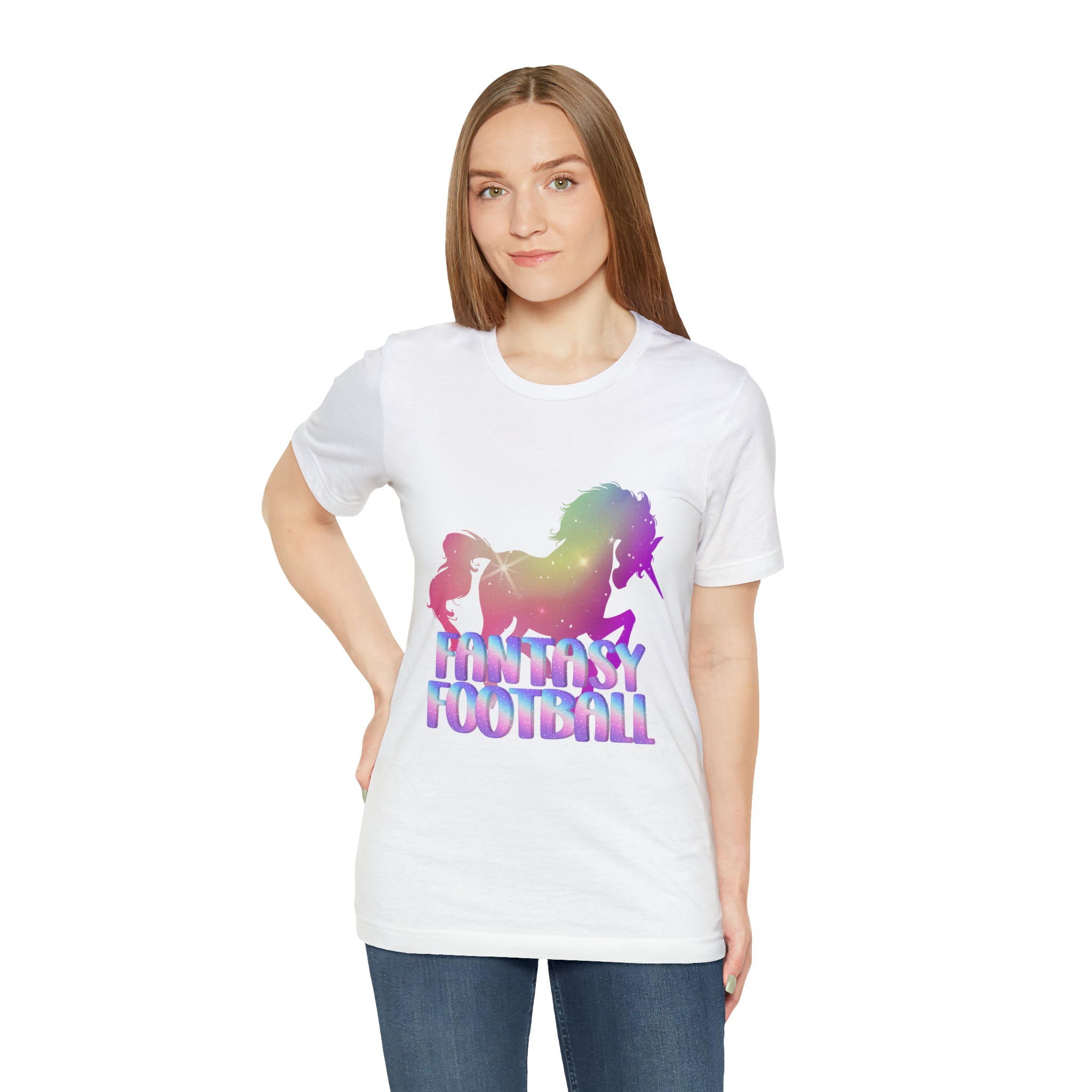Fantasy Football Pink Shirt | Unicorn Fantasy Football Unisex T-Shirt
