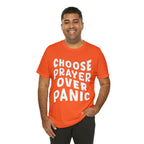 Prayer Over Panic Unisex Shirt | Religious Shirt for Prayers