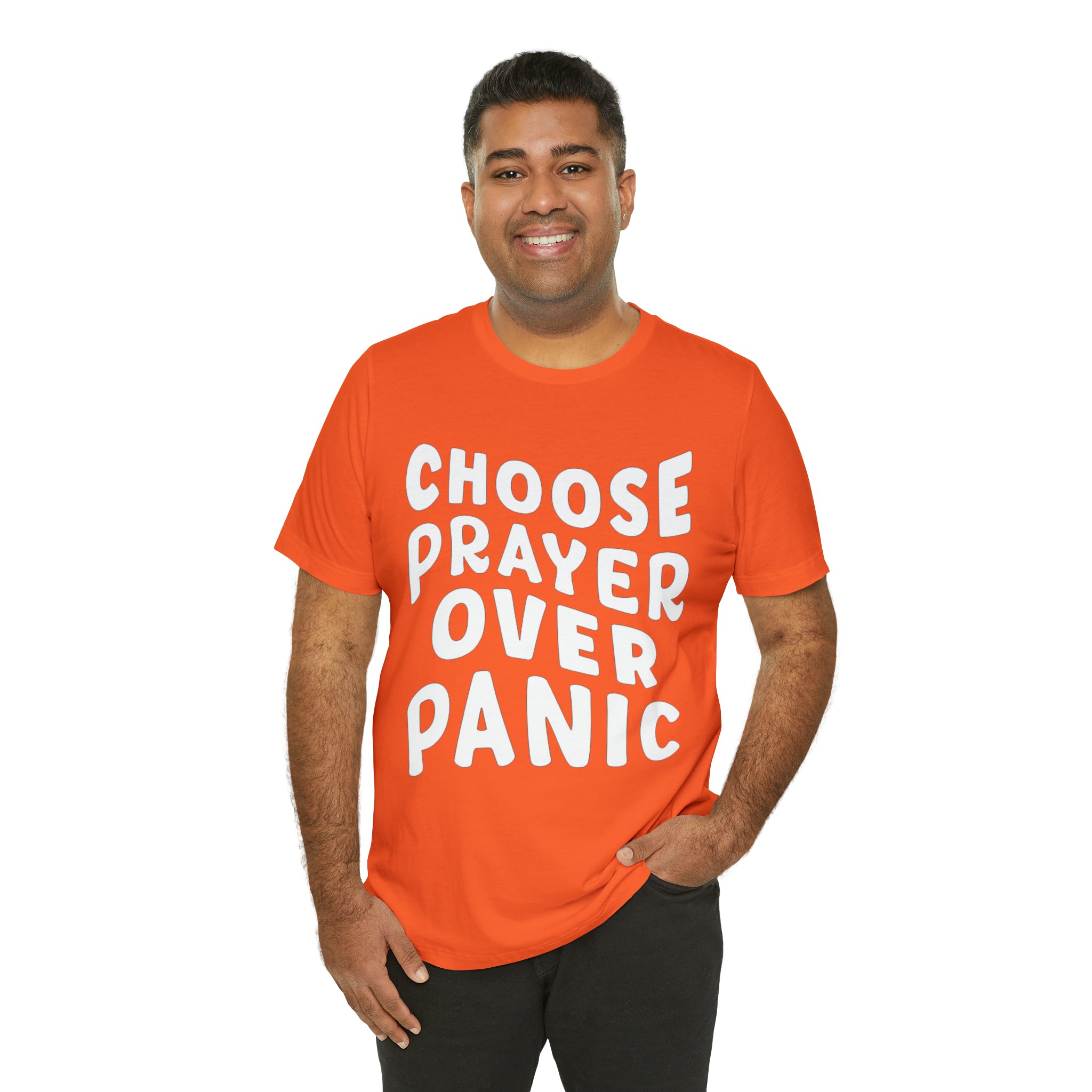 Prayer Over Panic Unisex Shirt | Religious Shirt for Prayers