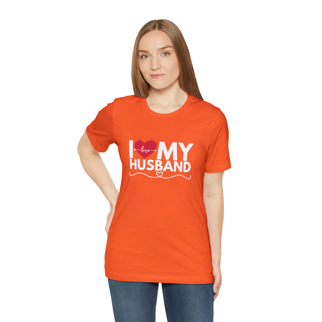 I Love My Husband Shirt | Couple Love T-Shirt, Pair Husband Wife Matching Shirt