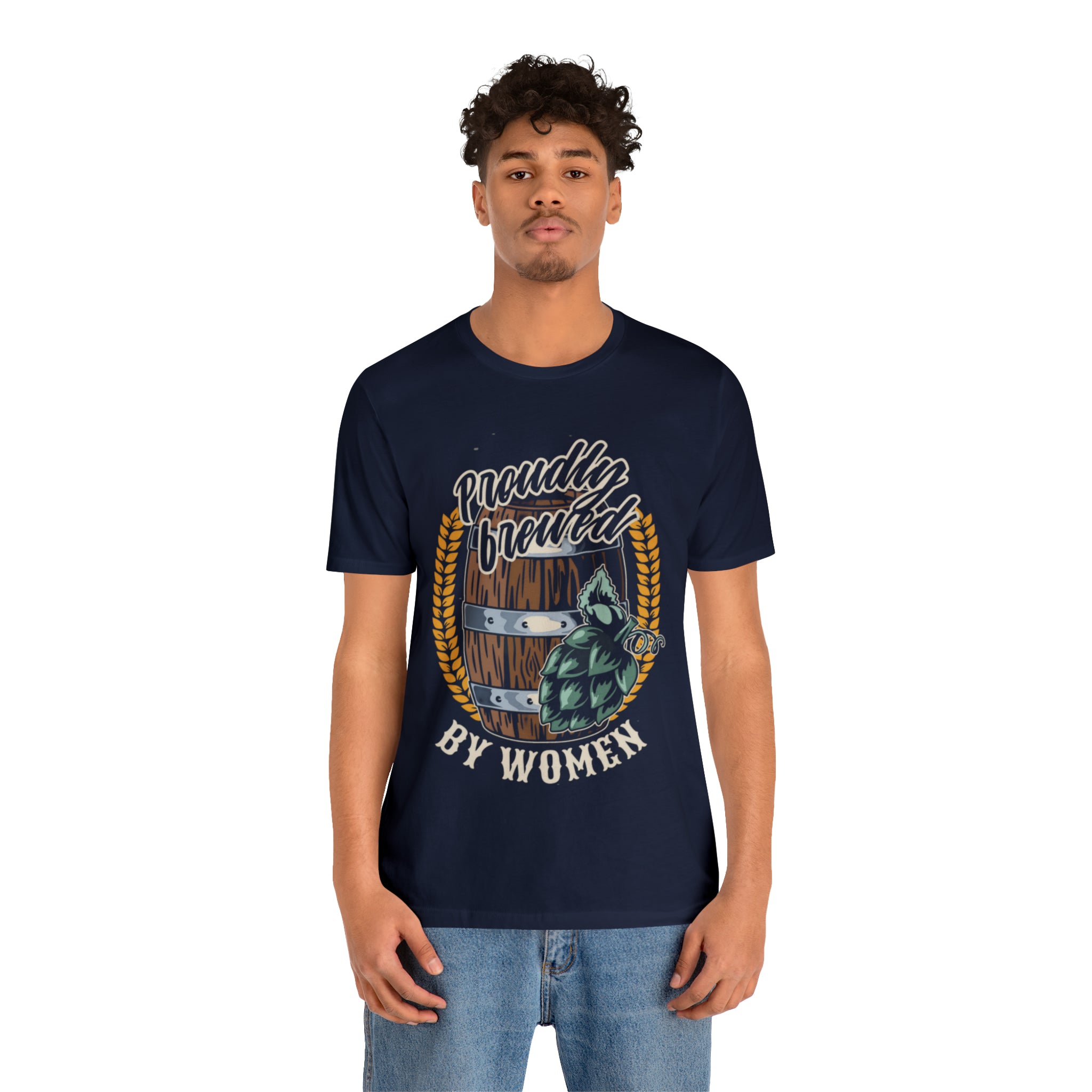 Brewed by Women Beer Shirt | Drink Beer Unisex T-Shirt