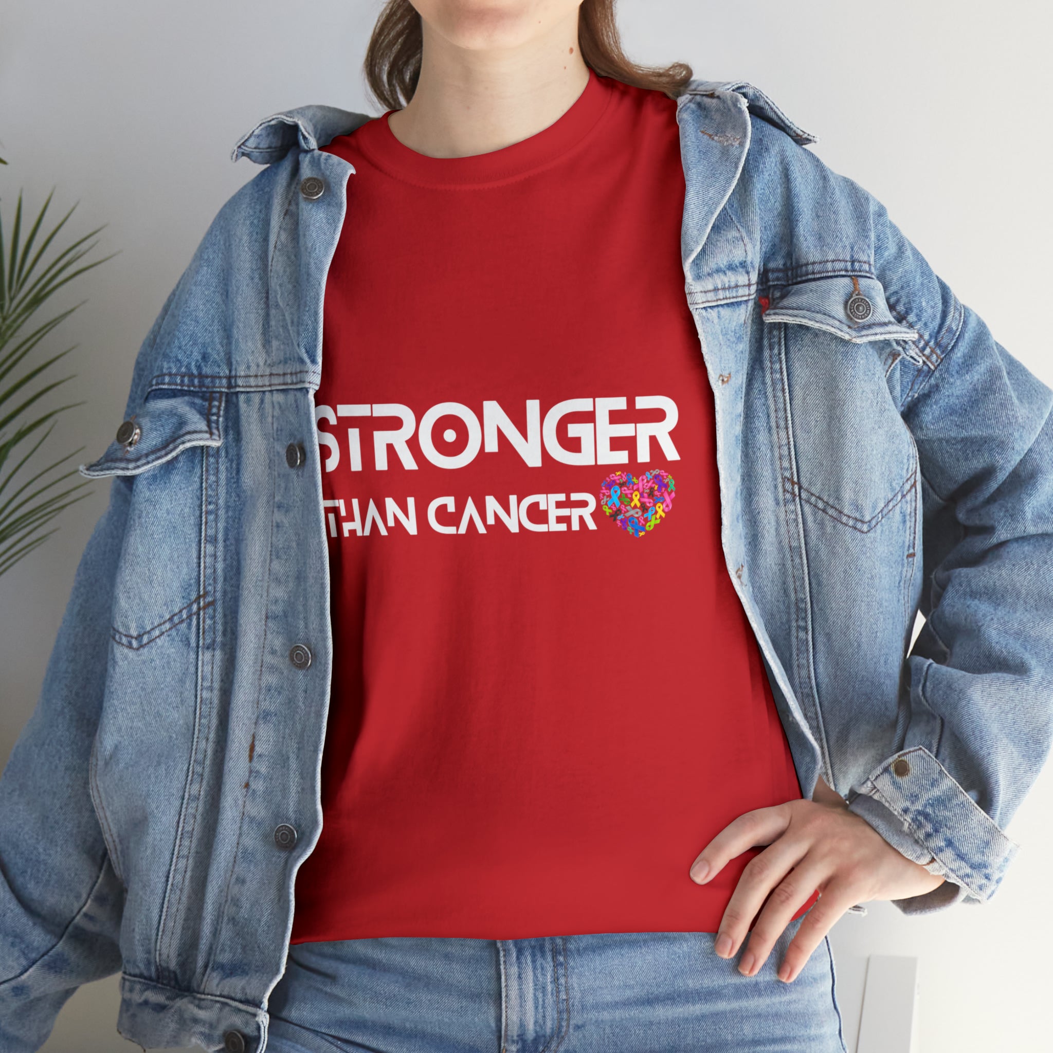 Stronger Than Cancer Shirt | Cancer Warrior Support Unisex T-Shirt