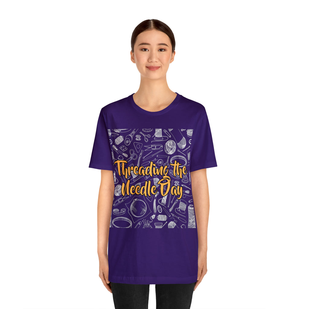 Threading the Needle Day Shirt | Tailor Sewing Unisex T-Shirt
