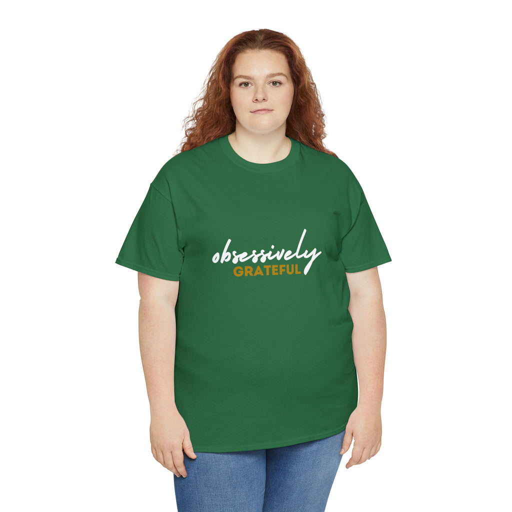 Obsessively Grateful Shirt | Minimalist Unisex T-Shirt