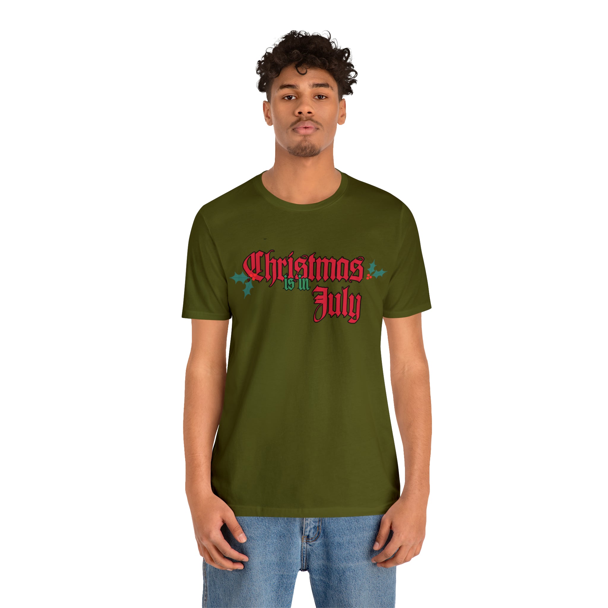 Christmas is in July Shirt | Christmas in July Statement T-Shirt