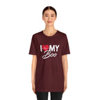 I Love My Boo Shirt | Couple Love T-Shirt, Pair Girlfriend Boyfriend Matching Shirt