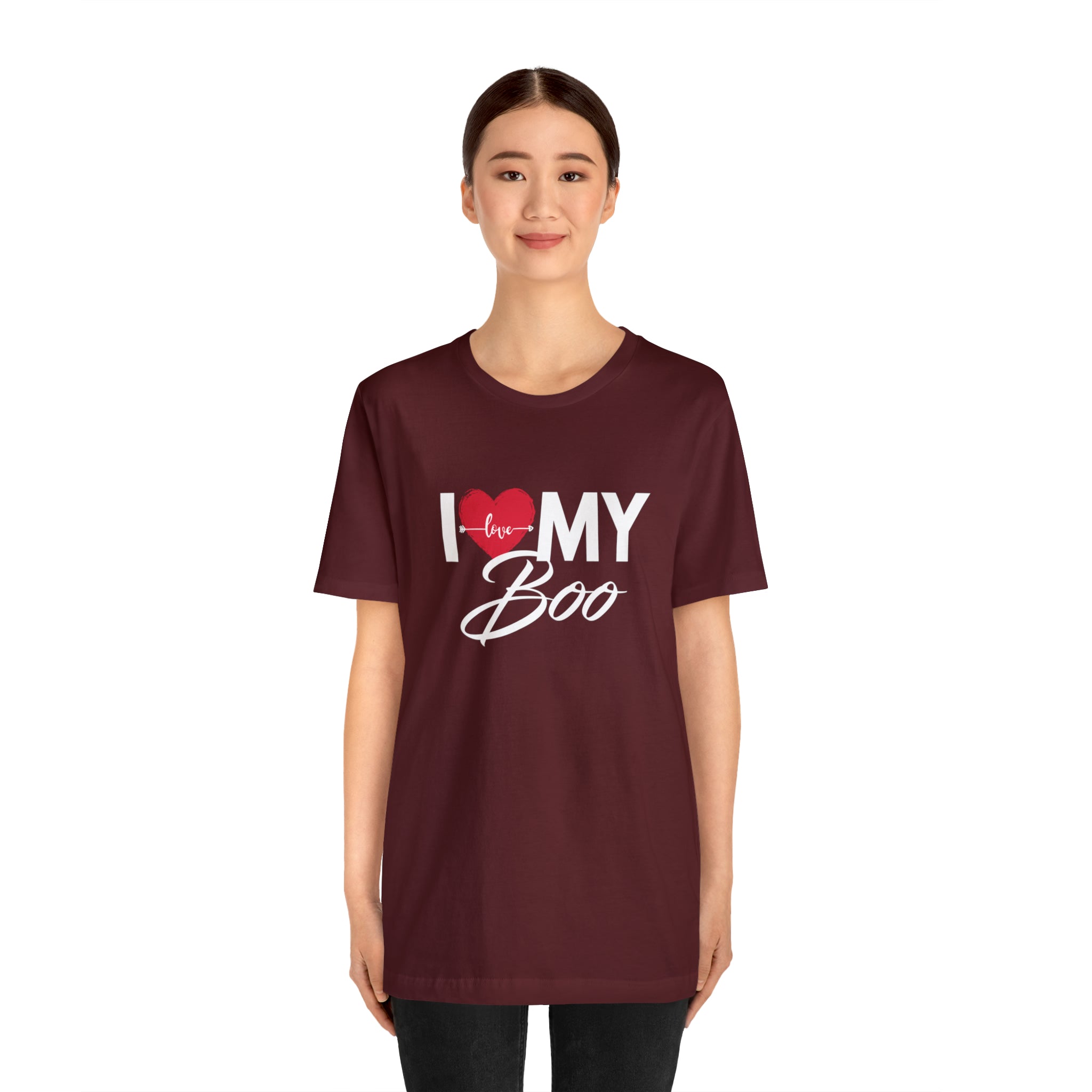 I Love My Boo Shirt | Couple Love T-Shirt, Pair Girlfriend Boyfriend Matching Shirt