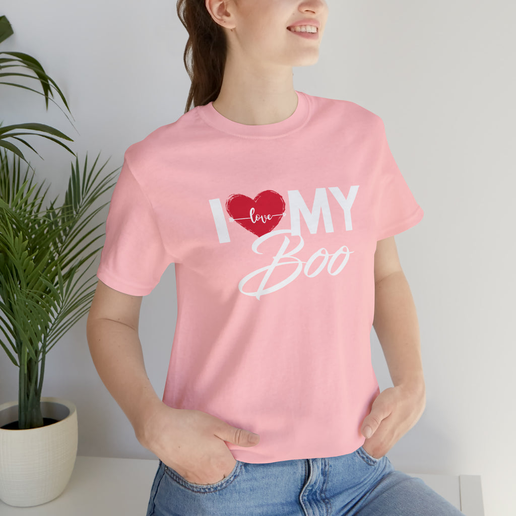 I Love My Boo Shirt | Couple Love T-Shirt, Pair Girlfriend Boyfriend Matching Shirt