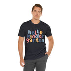 Hello Kindergarten School Shirt | First day of School Unisex T-Shirt