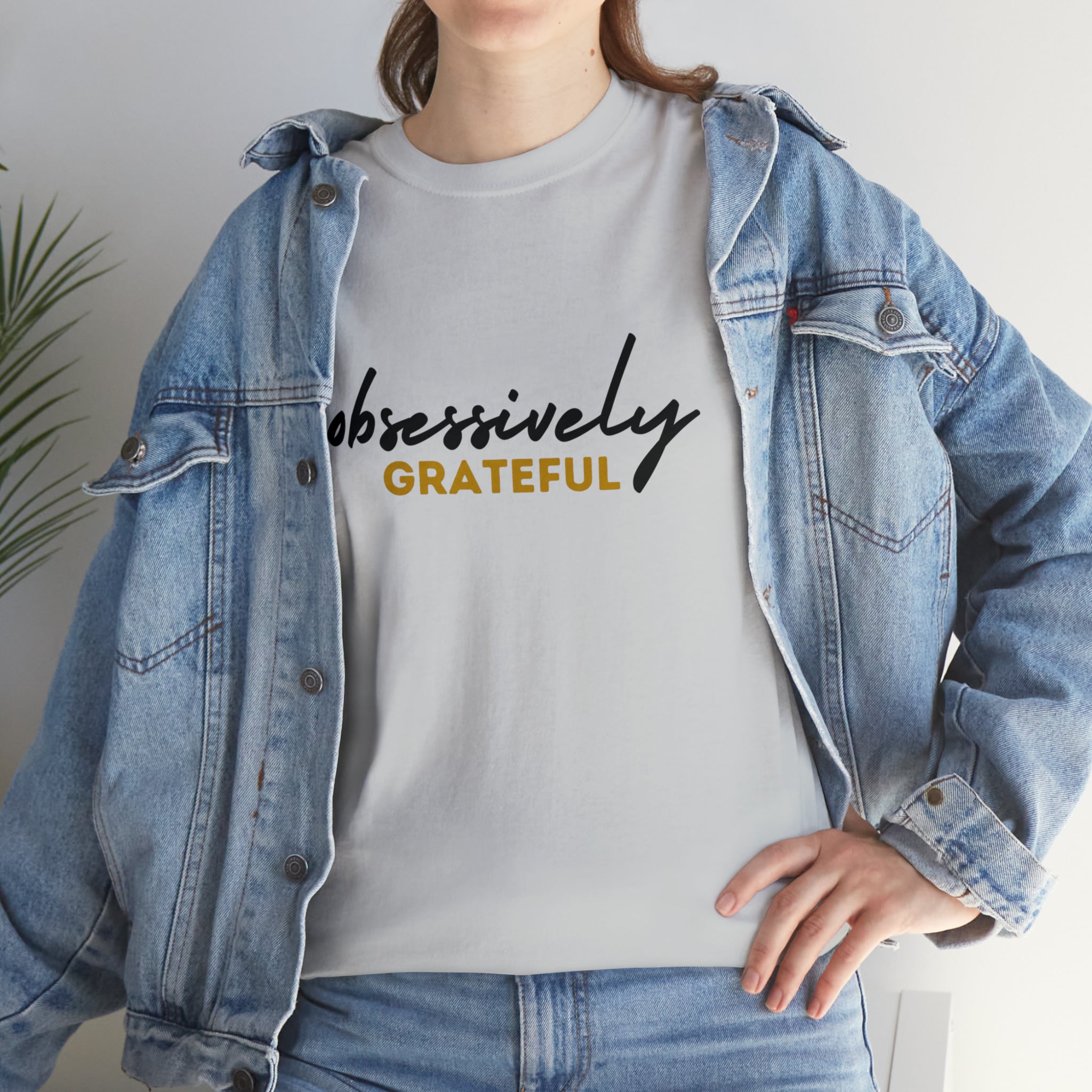 Obsessively Grateful Shirt | Minimalist Unisex T-Shirt