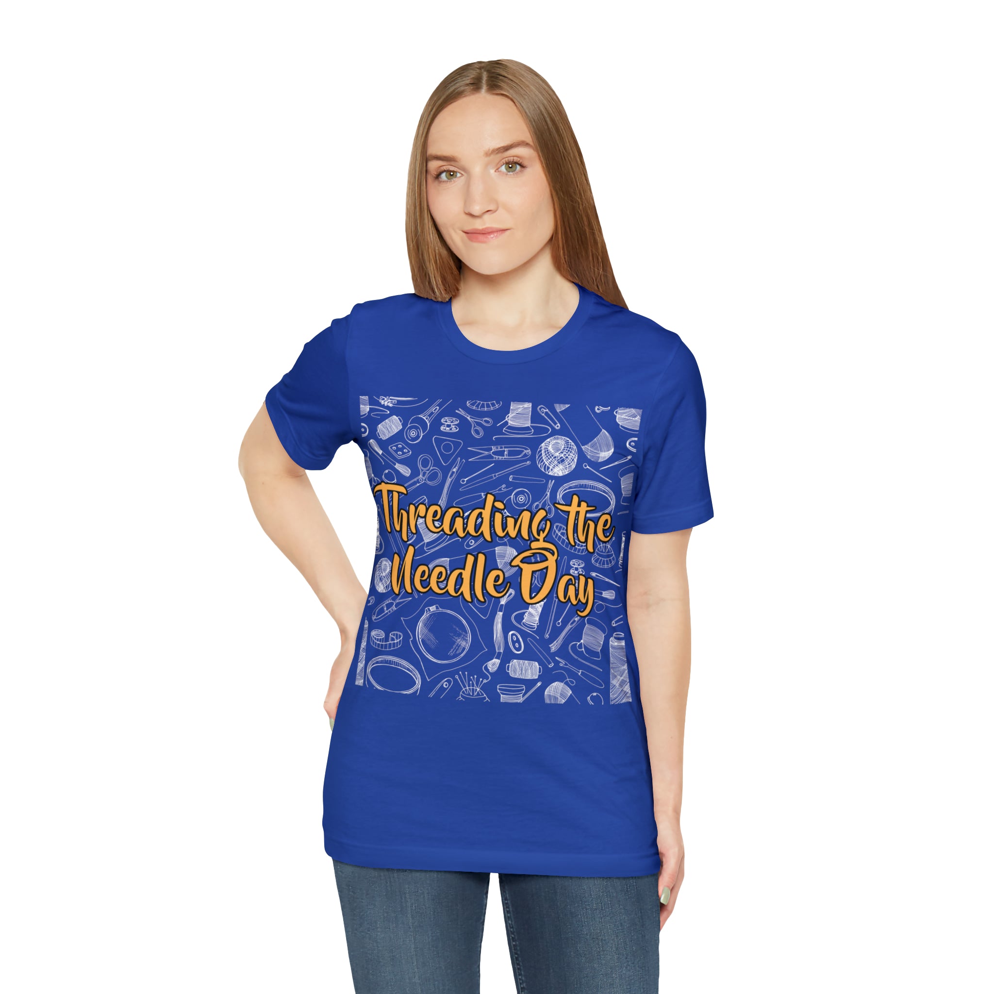 Threading the Needle Day Shirt | Tailor Sewing Unisex T-Shirt